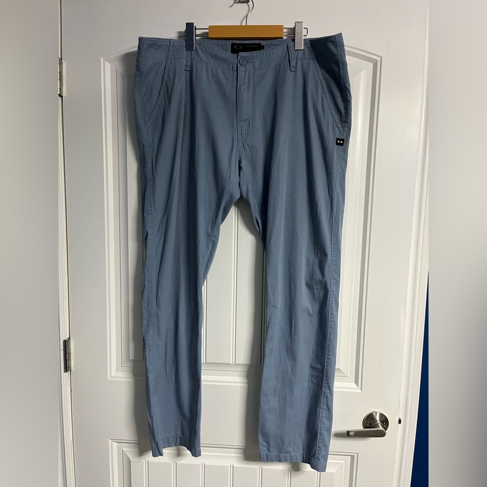 Oakley Light Blue Chinos for‎ Men